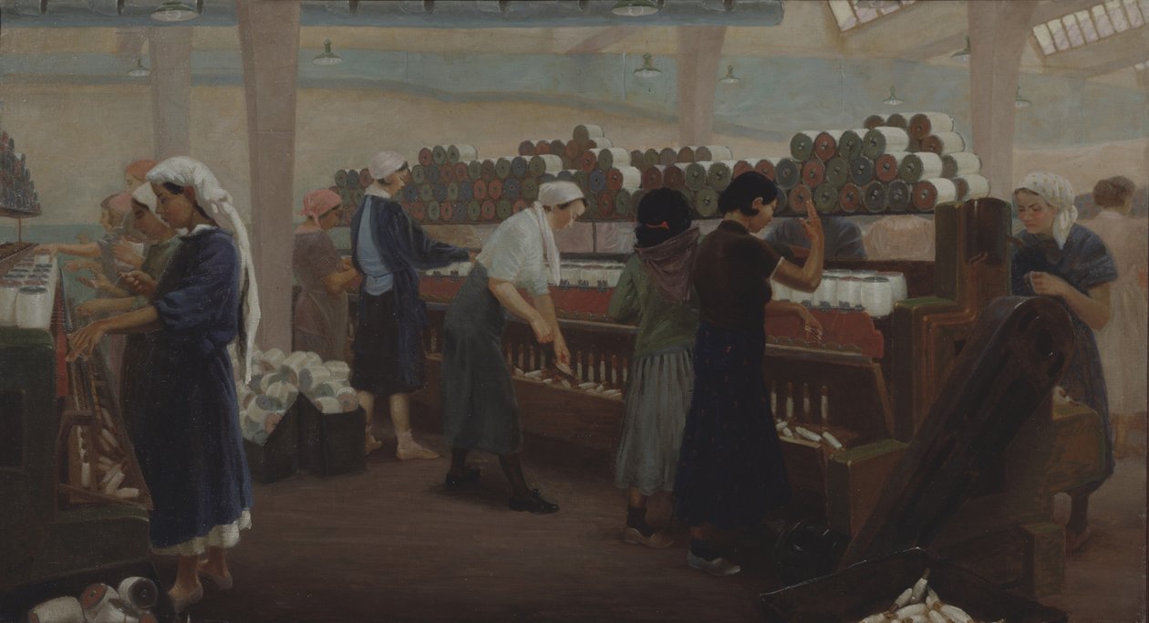 Textilfabrik in Kirovobad von Pyotr Pheonovich Stroev