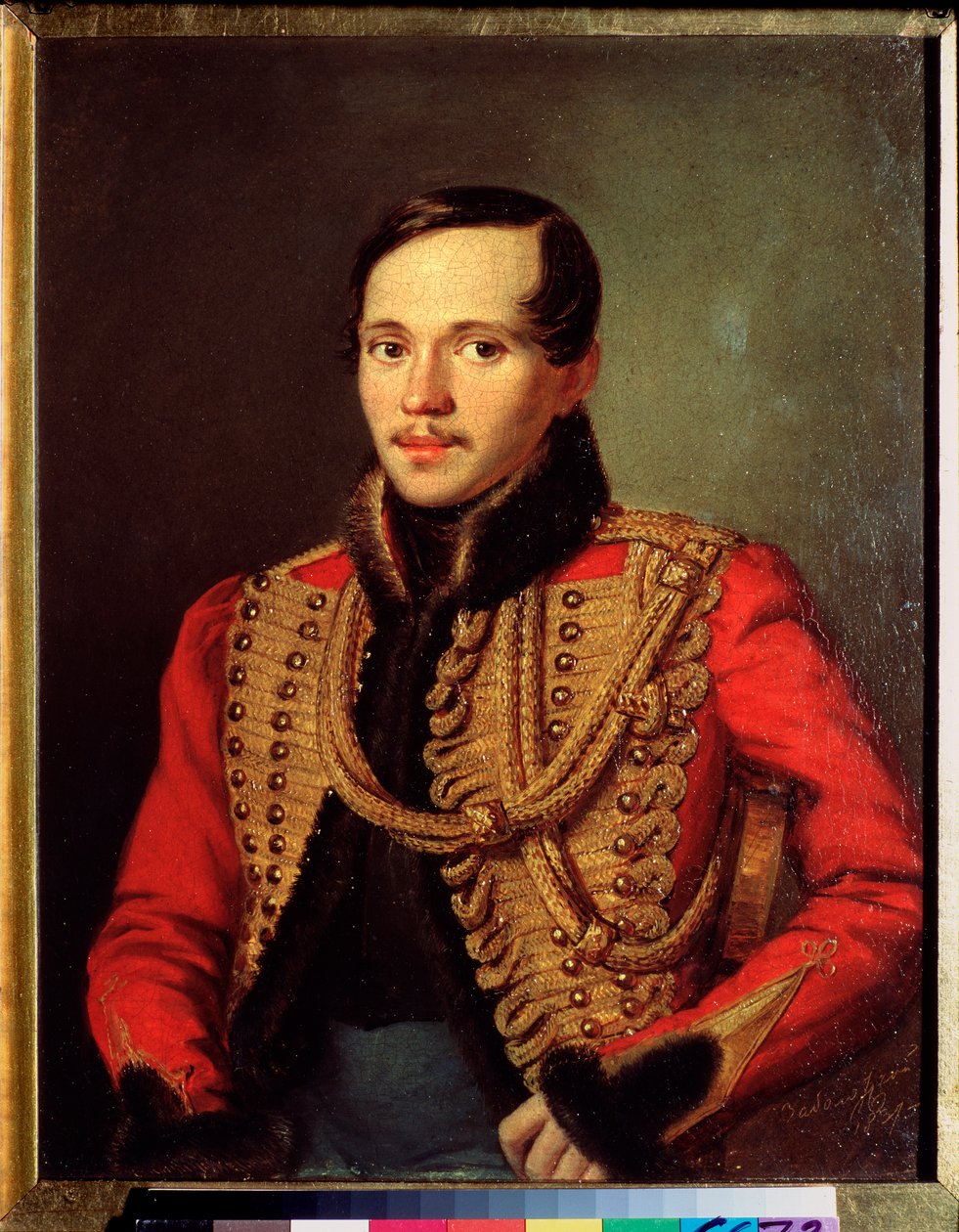 Porträt des Dichters Mikhail Lermontov (1814-1841) von Pyotr Yefimovich Zabolotsky