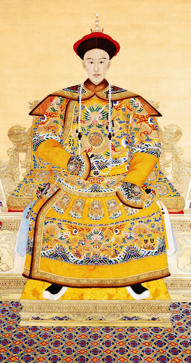 Kaiser Guangxu (1871 - 1908) von Qing Dynasty Chinese School