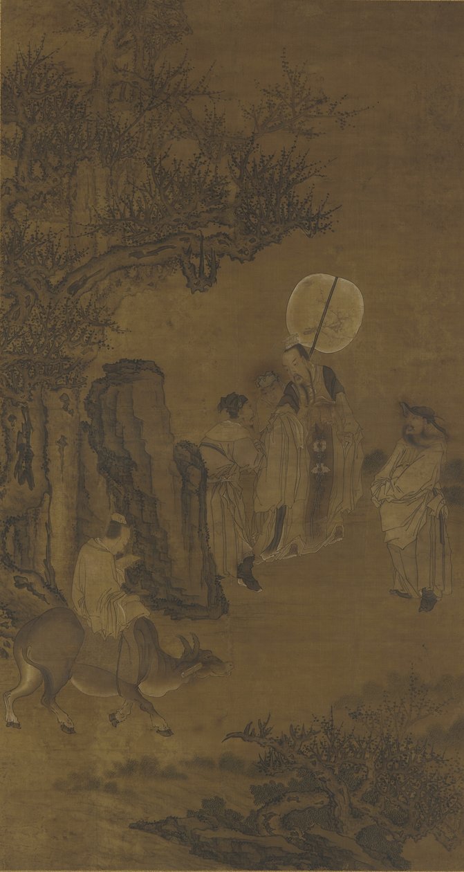 Premierminister Yang Su und der fleißige Junge, 17.-18. Jahrhundert von Qing Dynasty Chinese School