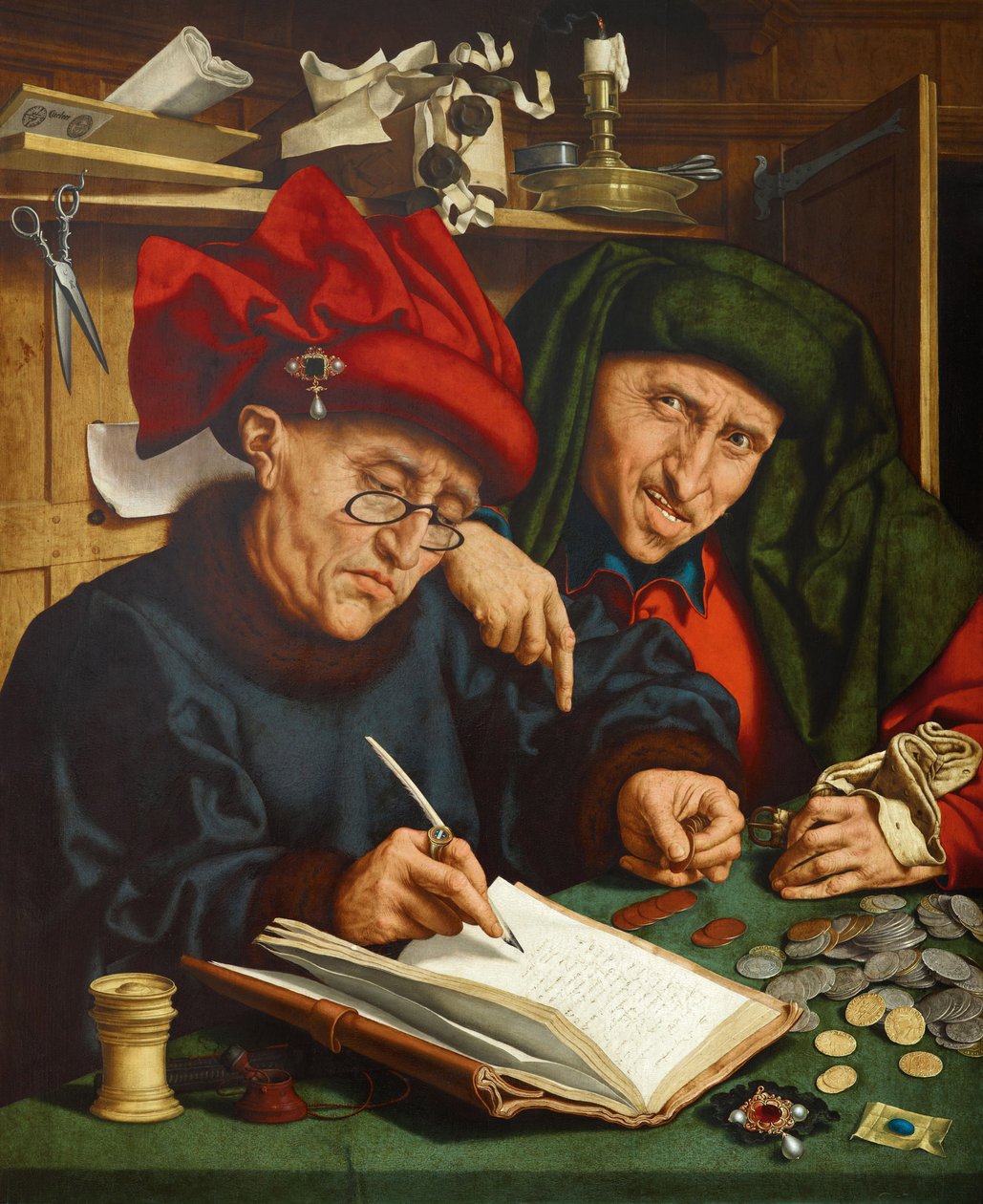 Die Steuereintreiber von Quentin Massys or Metsys