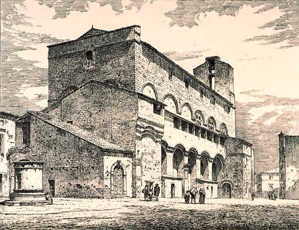 Palazzo Pubblico, Orvieto, Italien, aus 