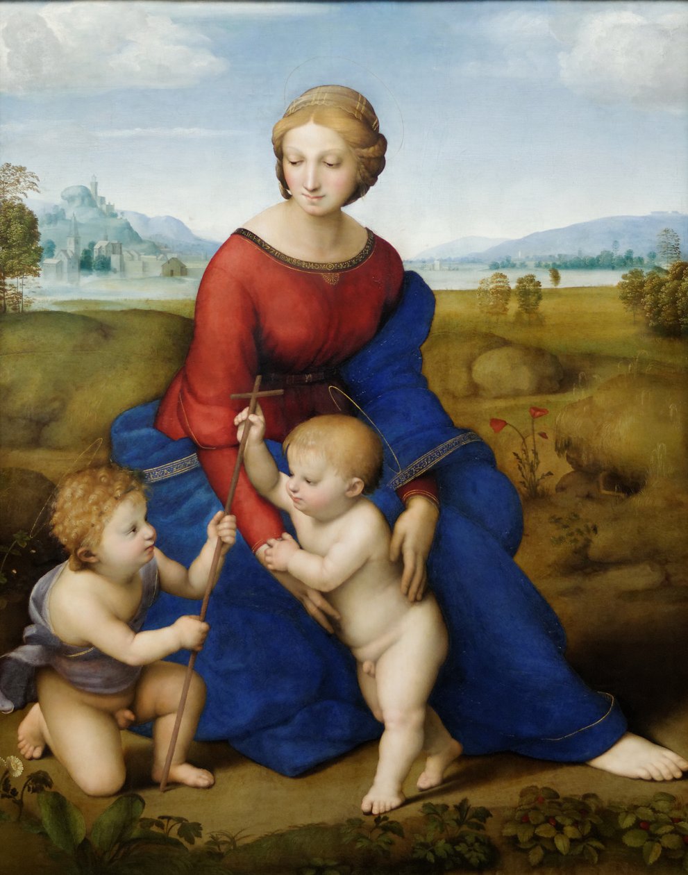 Madonna im Grünen von Raffaello Sanzio Raphael