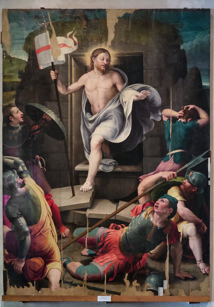 Auferstehung Christi, di Raffaellino del Colle von Raffaello dal Colle