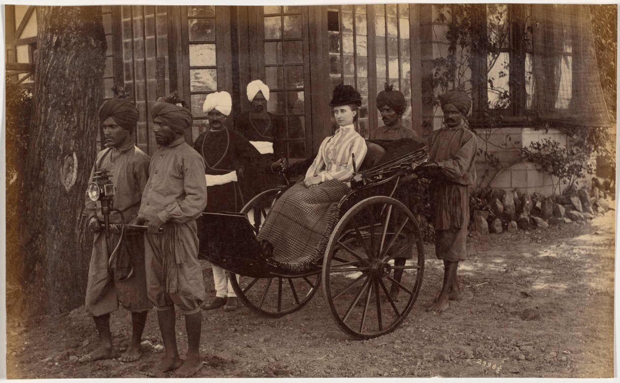 Miss Lyall, Shimla von Raja Deen Dayal