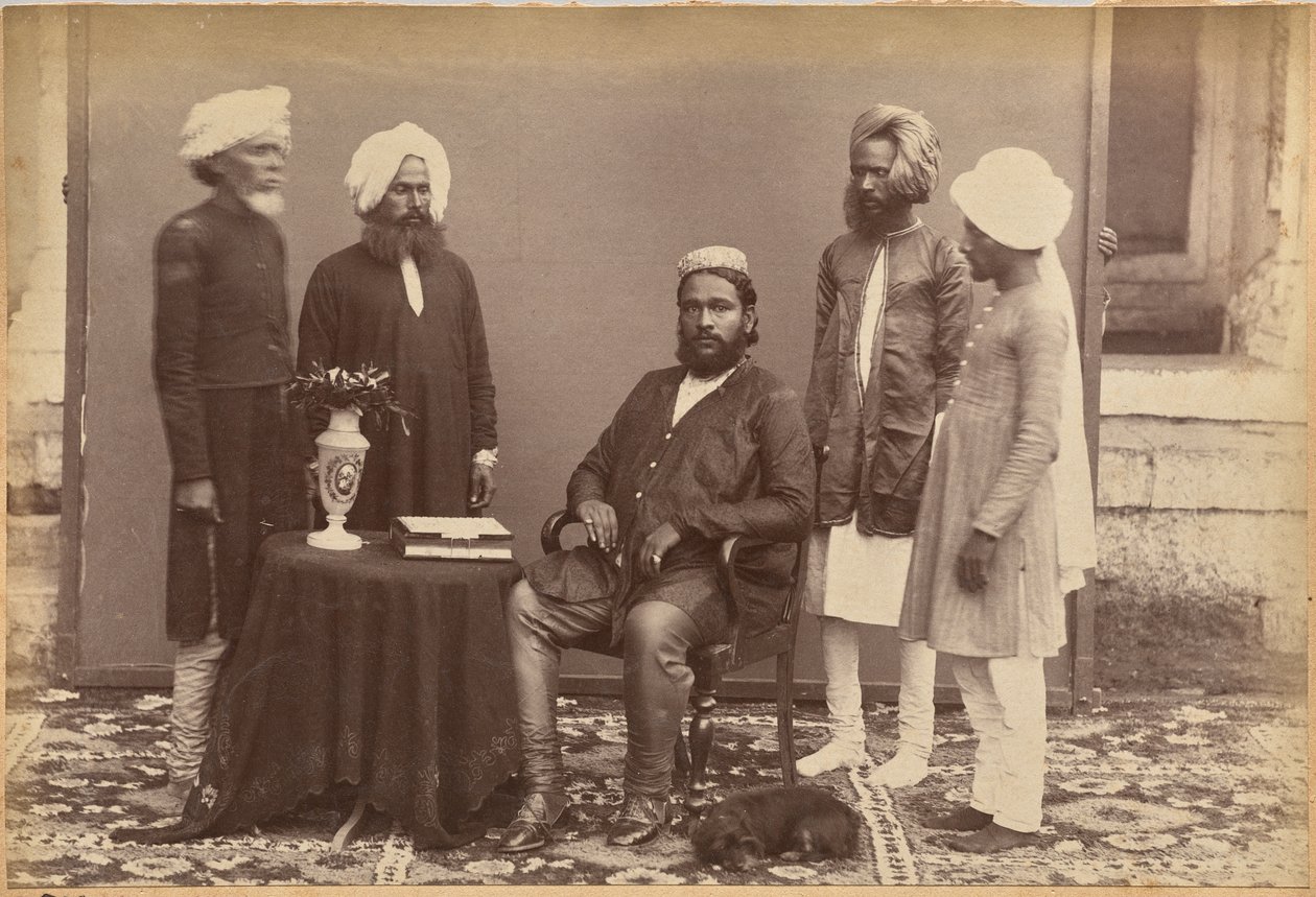 Ramkishore Singh, Rewa (recto, oben) von Raja Deen Dayal