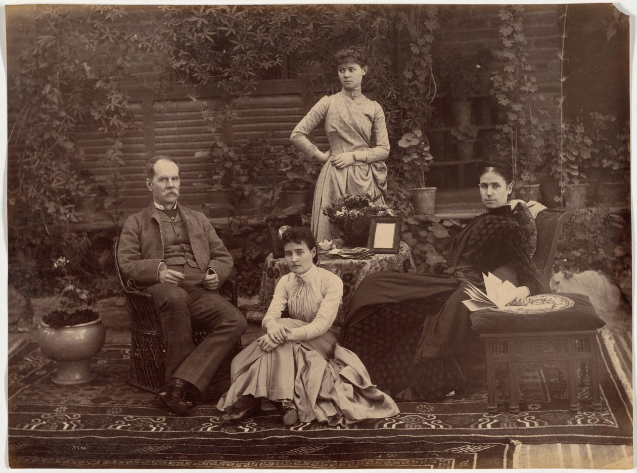 Sir Auckland Colvin und Familie, Shimla von Raja Deen Dayal