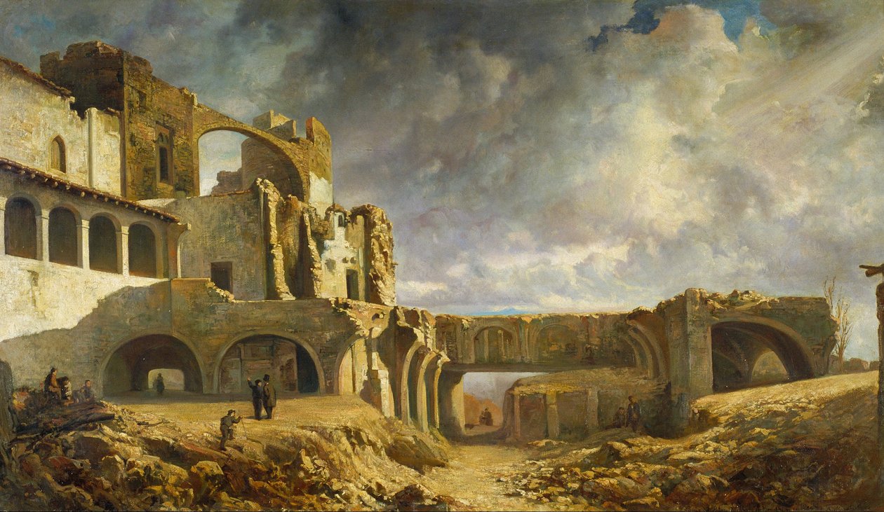 Ruinen des Palastes von Ramón Martí Alsina