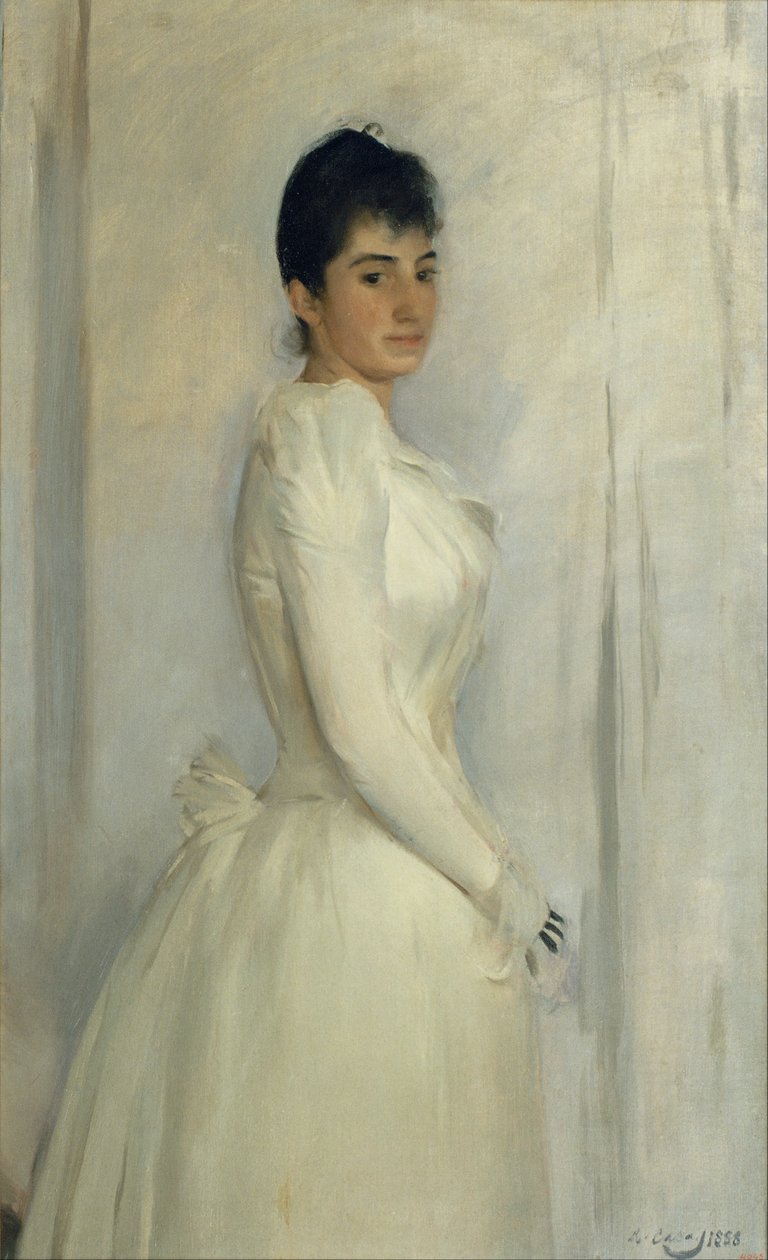 Porträt von Montserrat Carbó von Ramon Casas i Carbo
