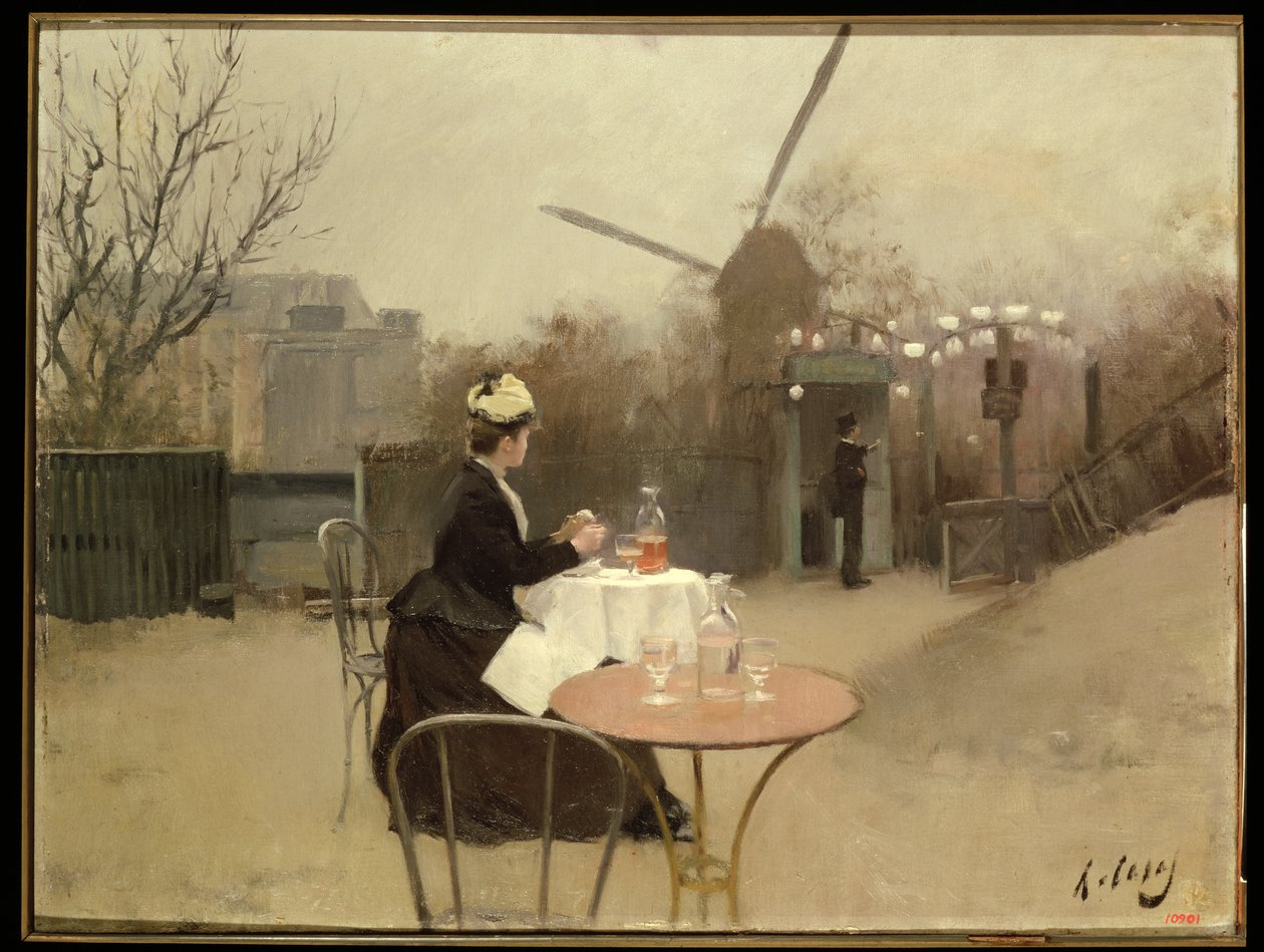 Essen im Freien von Ramon Casas i Carbo
