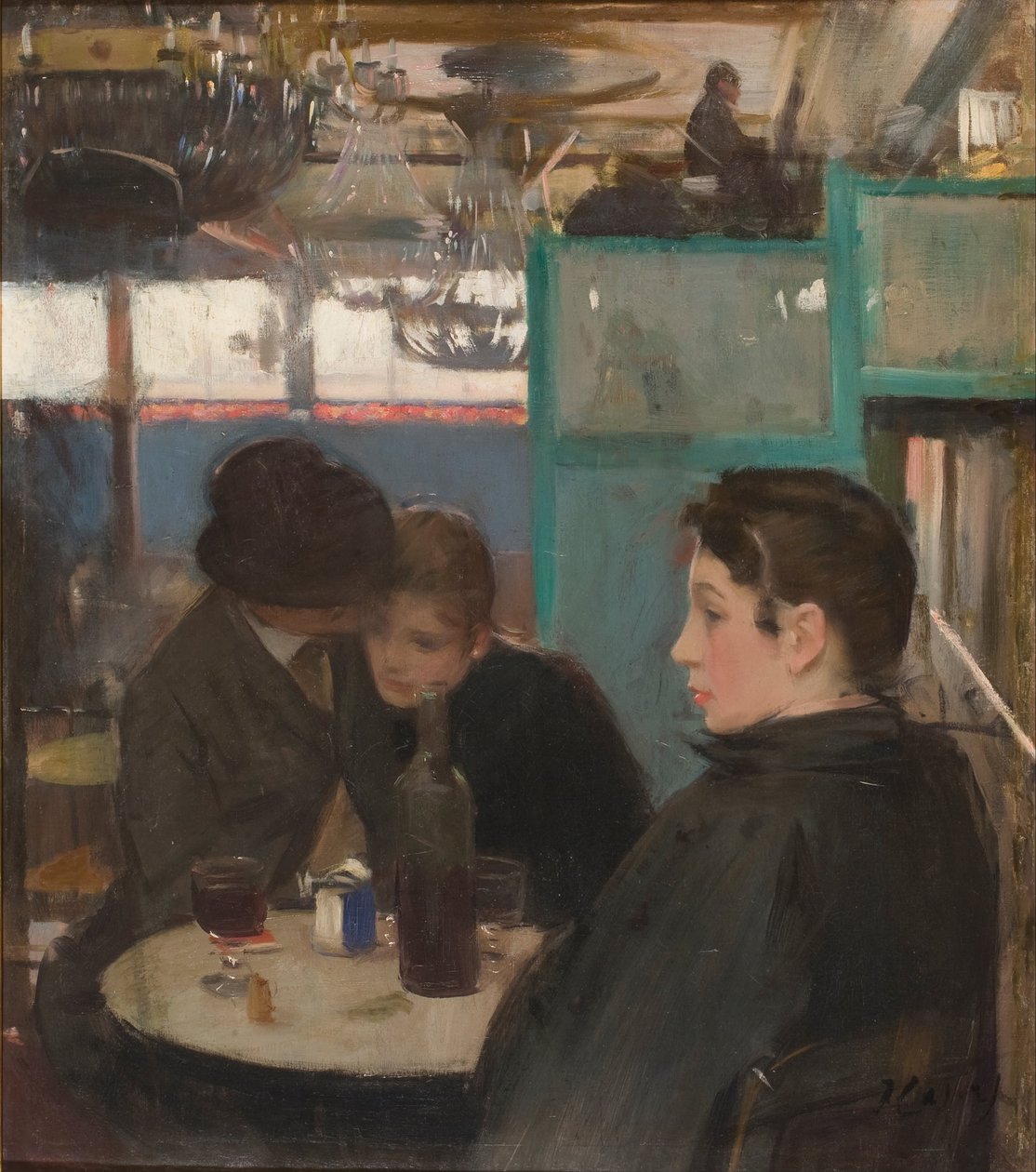 Innenraum des Moulin de la Galette von Ramon Casas i Carbo