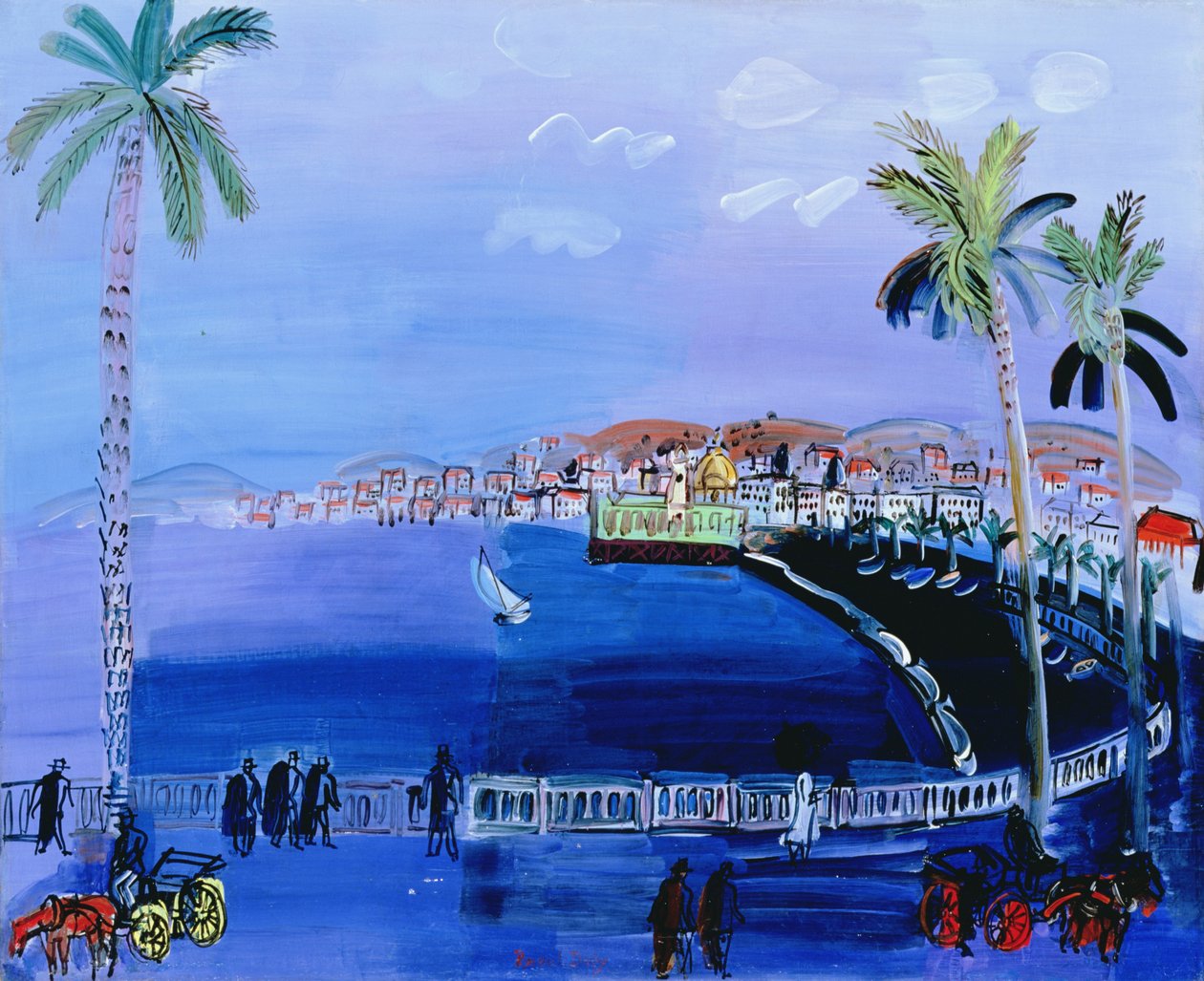 Baie des Anges, Nizza, ca. 1926 von Raoul Dufy