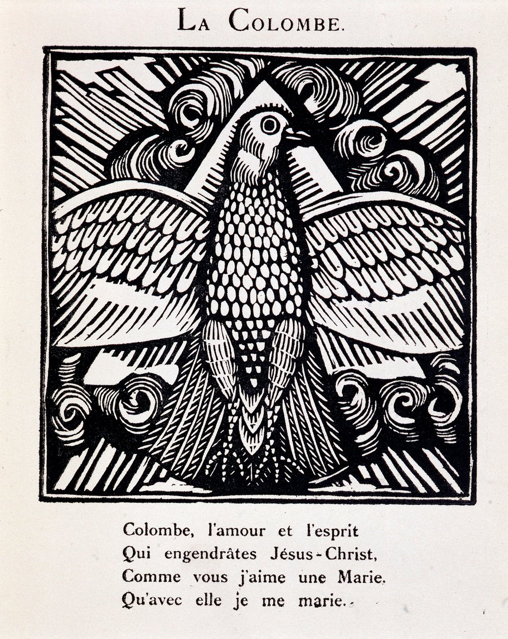 Die Taube - in „Le Bestiaire ou cortège d