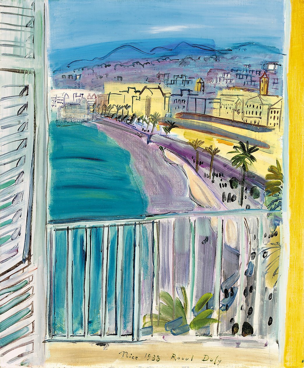 Das Fenster in Nizza von Raoul Dufy