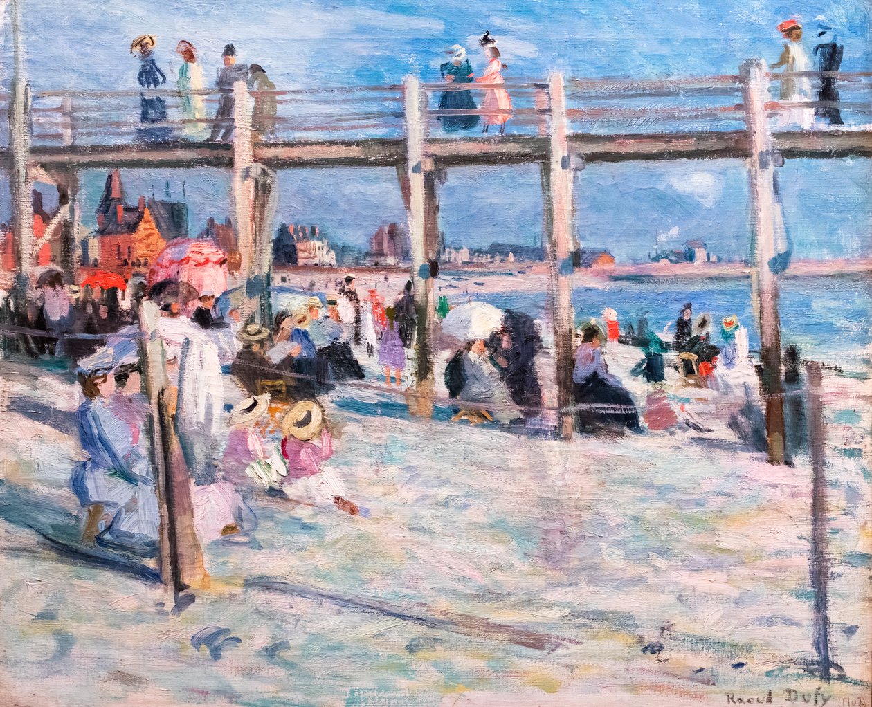 Die Bäder Marie-Christine in Ste-Adresse von Raoul Dufy