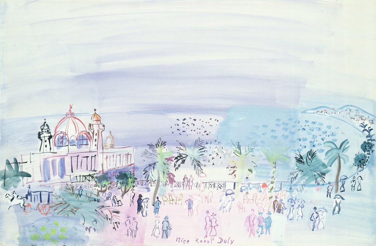 Das Casino in Nizza, um 1936 von Raoul Dufy