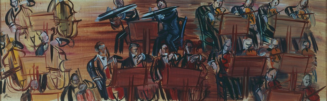 Das Orchester, von Raoul Dufy. Frankreich, 20. Jahrhundert. von Raoul Dufy