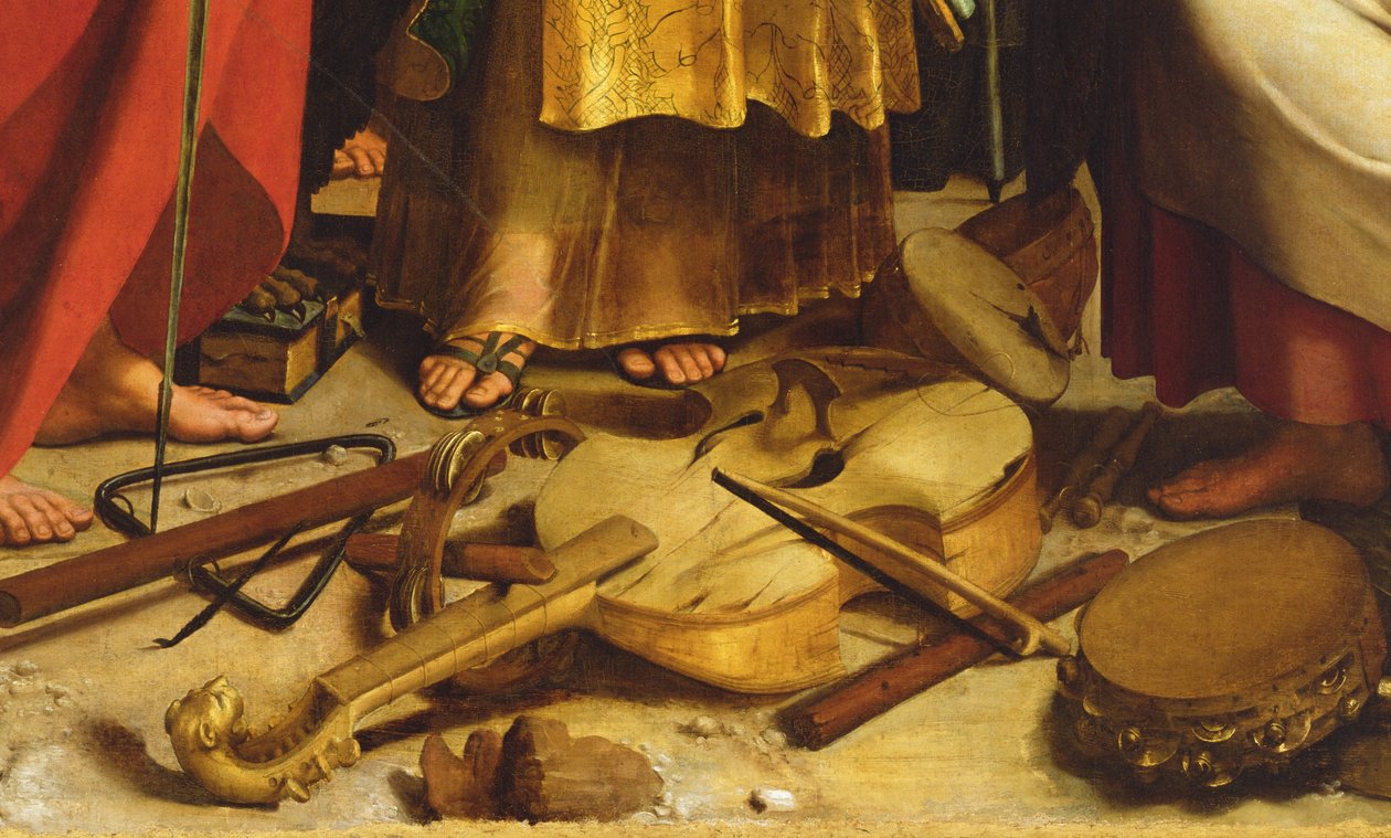St. Cäcilia umgeben von St. Paulus, St. Johannes dem Evangelisten, St. Augustinus und Maria Magdalena von Raphael