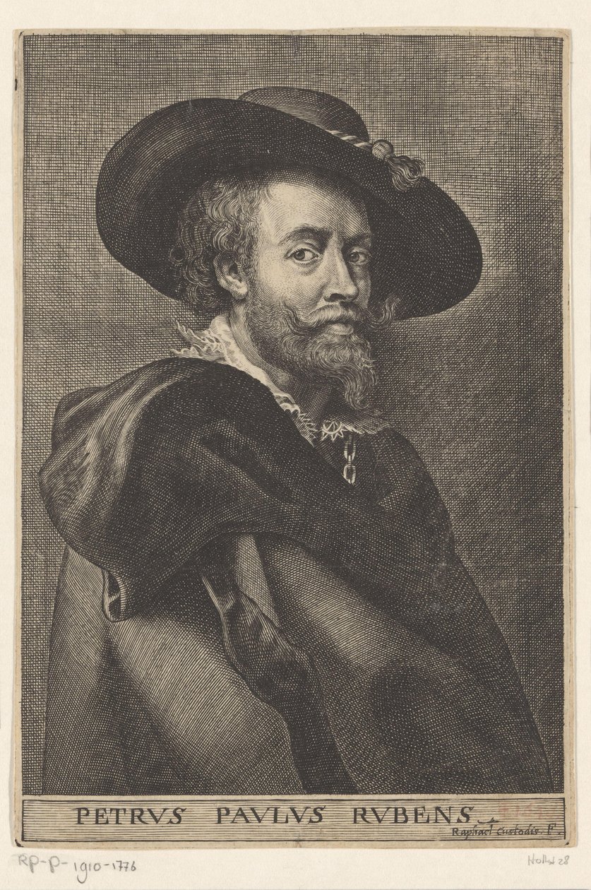 Porträt von Peter Paul Rubens von Raphael Custos