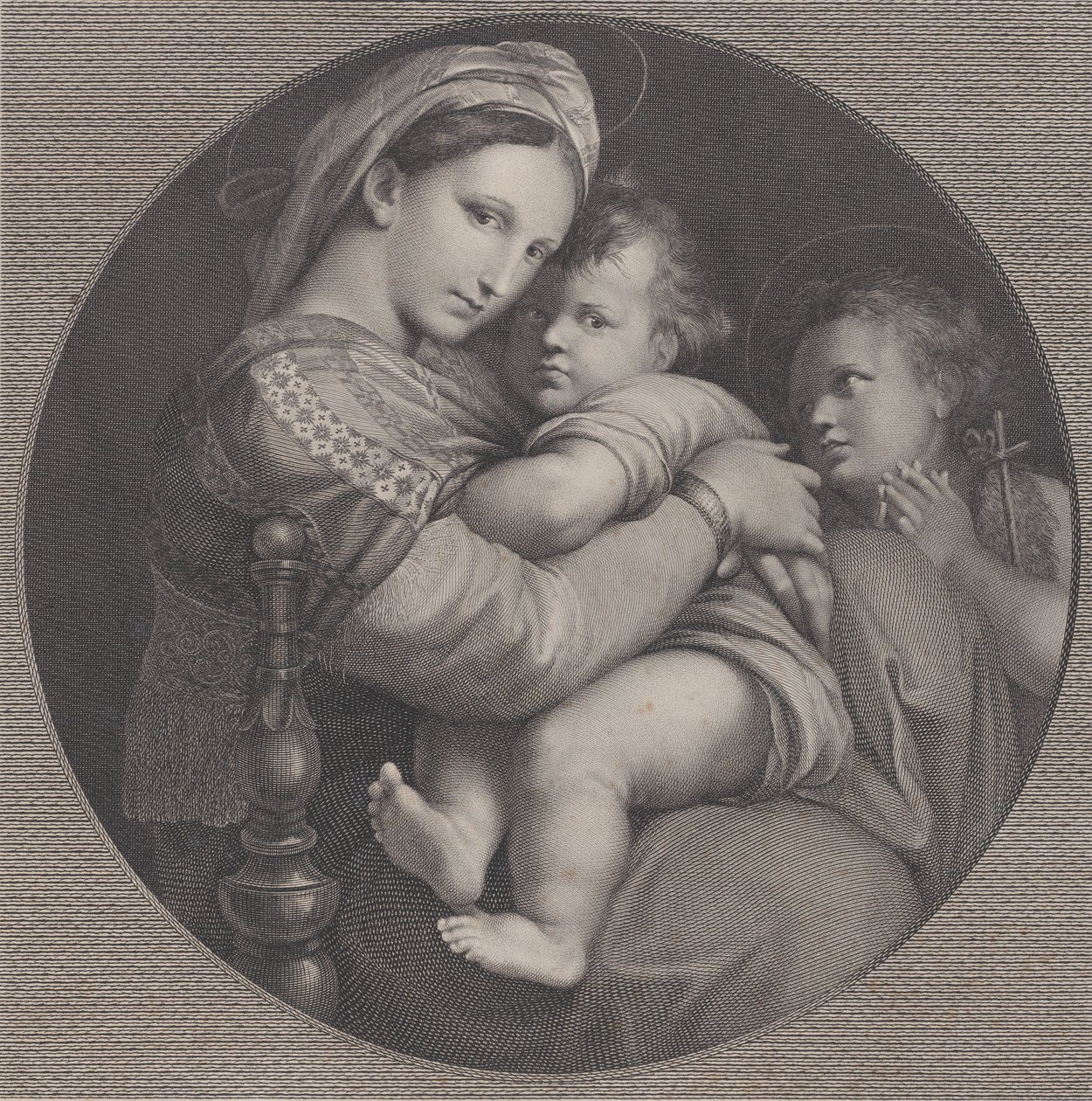 Madonna della Seggiola von Raphael Morghen
