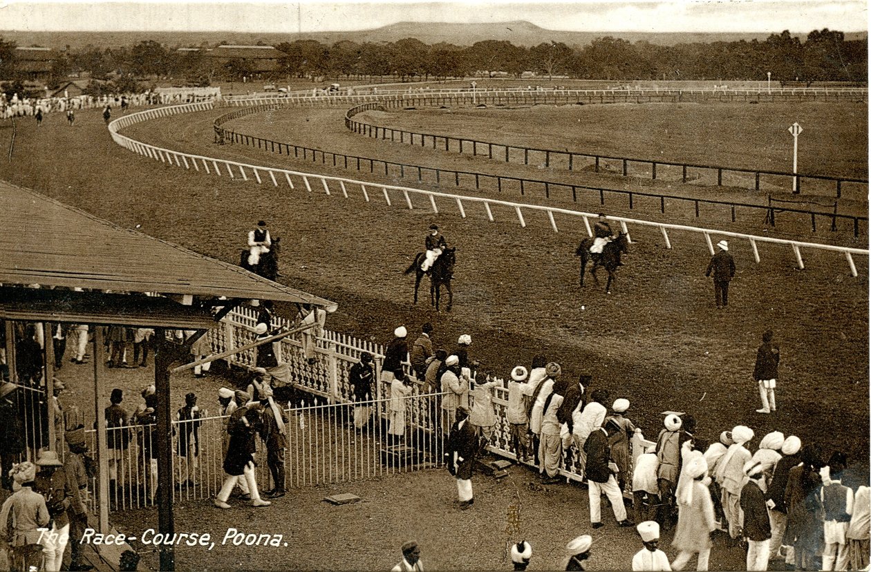 Die Rennbahn, Poona, ca. 1900-30 von Raphael Tuck and Sons