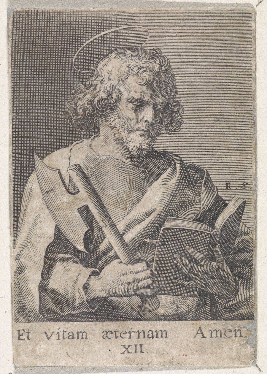 Apostel Matthias von Raphaël Sadeler (I)