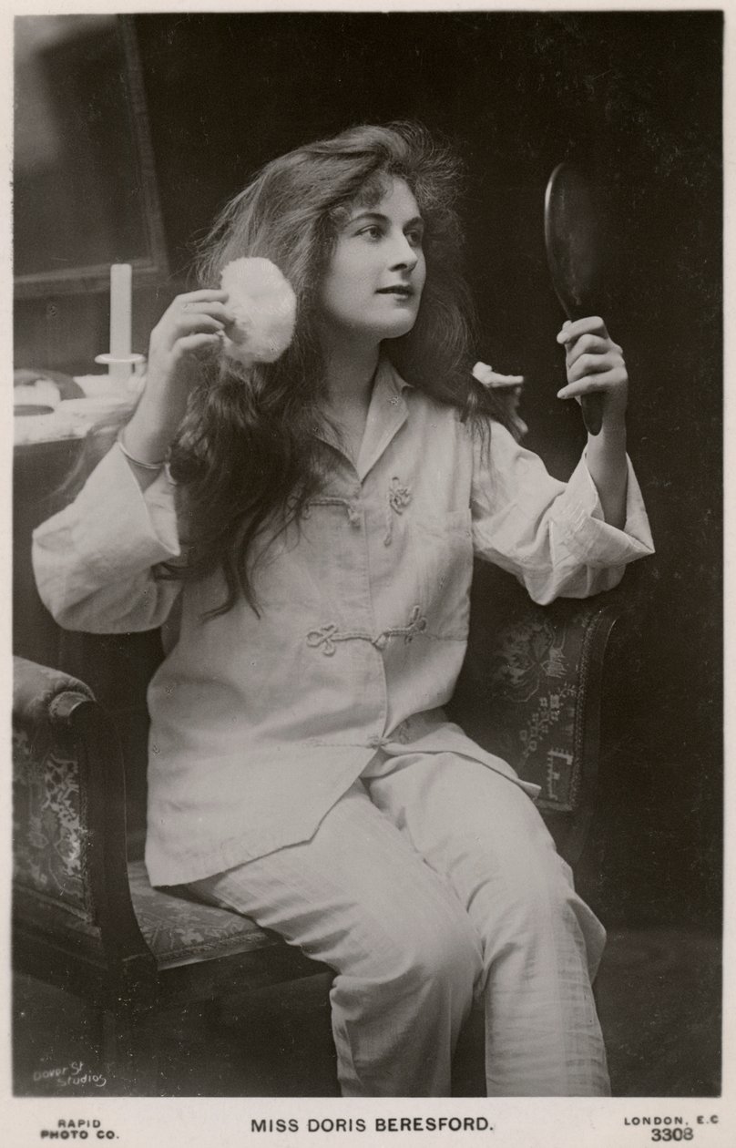 Doris Beresford, britische Schauspielerin, um 1900 von Rapid Photo Company