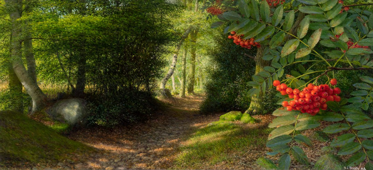Septembernachmittag am Rand von Adel Woods von Raymond Booth