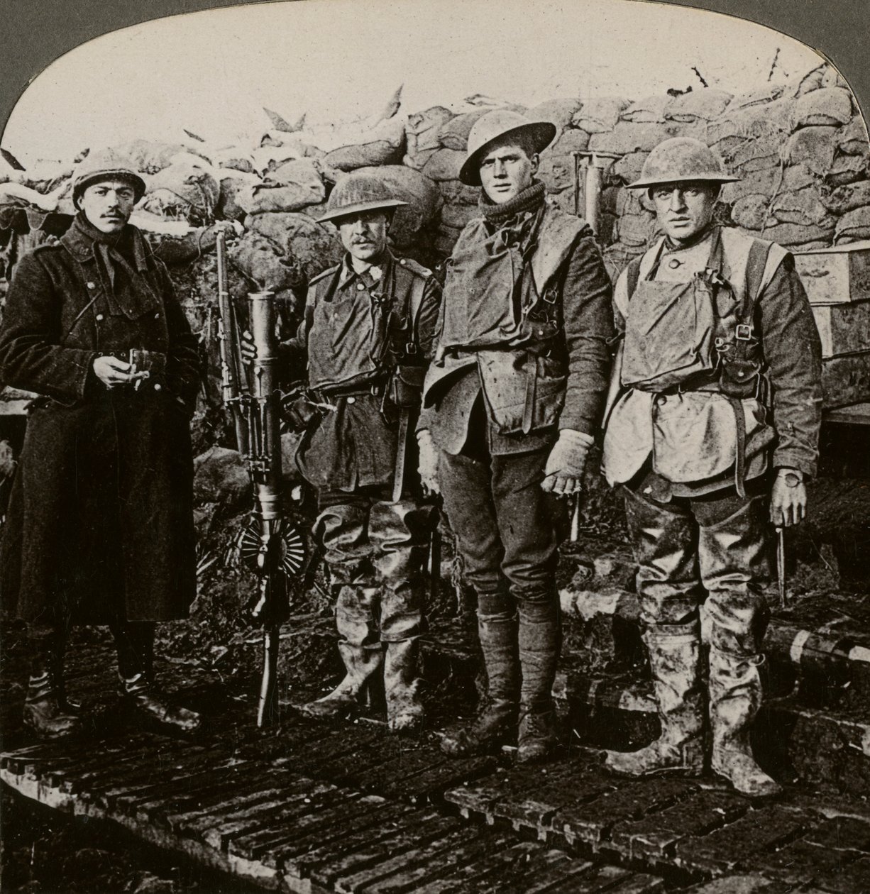 Lewis Maschinengewehrschützen, Hollebeke, Belgien, Erster Weltkrieg von Realistic Travels Publishers