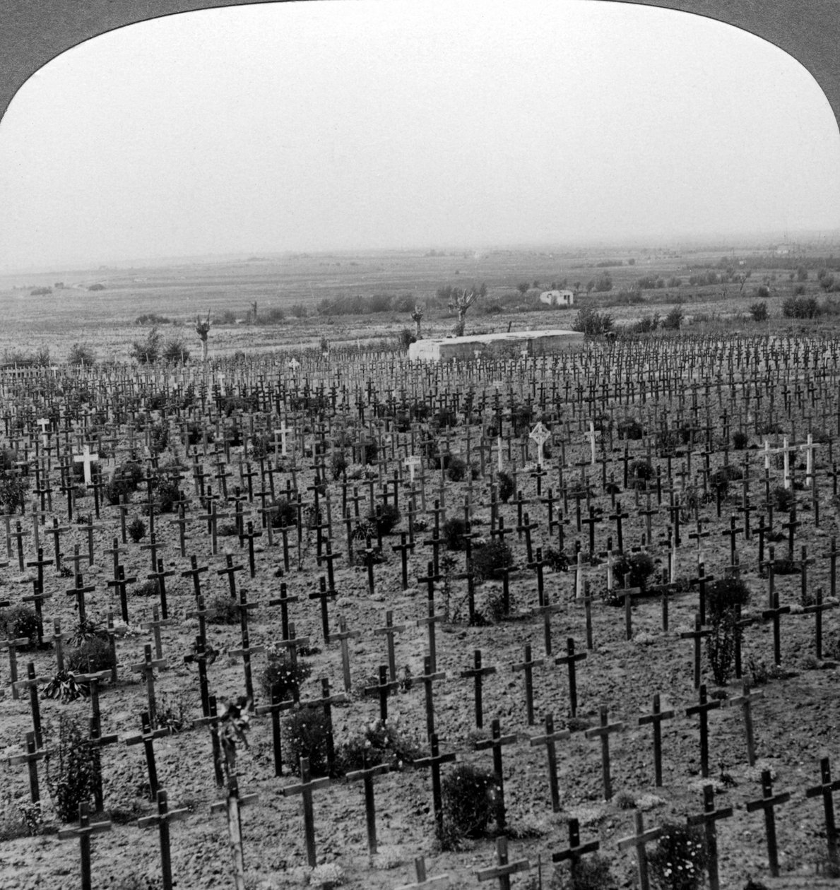 Tyne Cot Friedhof, Passchendaele Ridge, Belgien, Erster Weltkrieg, ca. 1918-1919 von Realistic Travels Publishers
