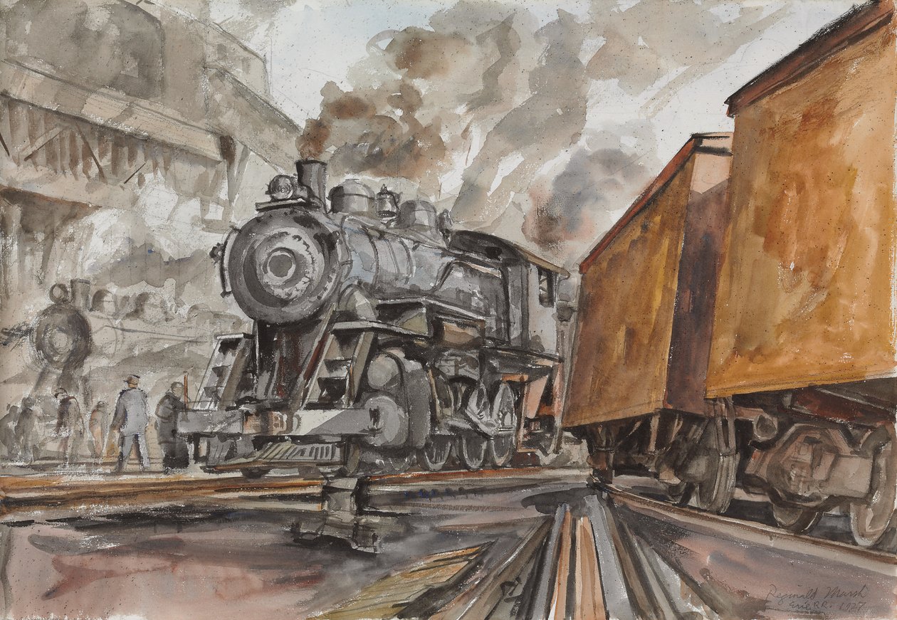 Erie R.R. von Reginald Marsh