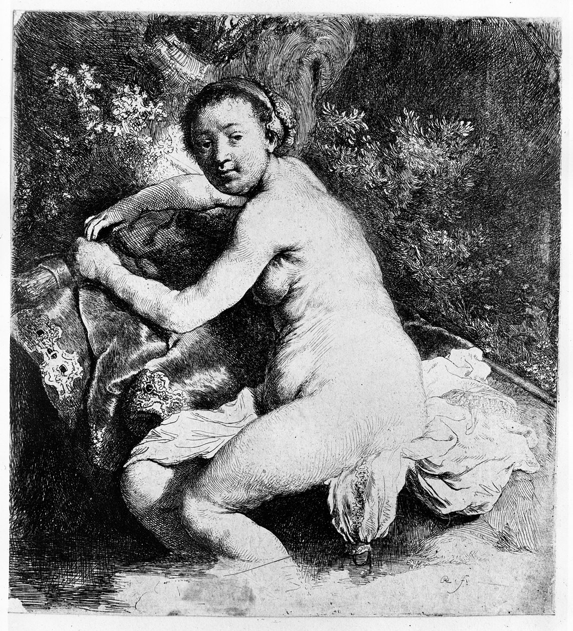 Diana beim Bad, ca. 1631 von Rembrandt van Rijn