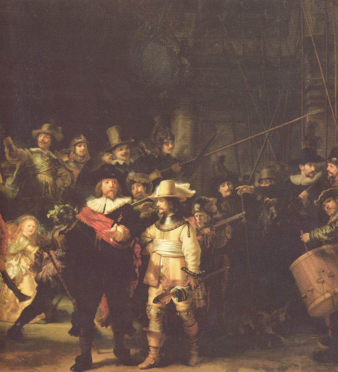 Die Kompanie von Frans Banning Cocq und Willem van Ruytenburch von Rembrandt van Rijn