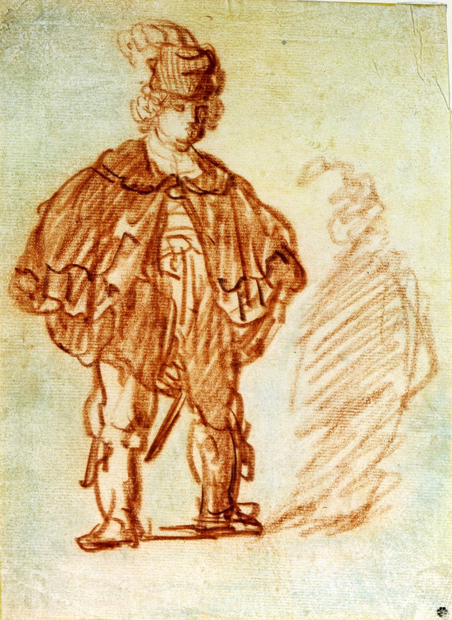 Studie eines Schauspielers von Rembrandt Harmensz. van Rijn