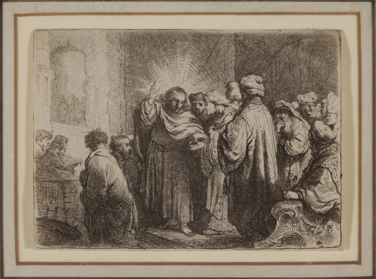 Das Zinsgroschen, ca. 1635 von Rembrandt van Rijn