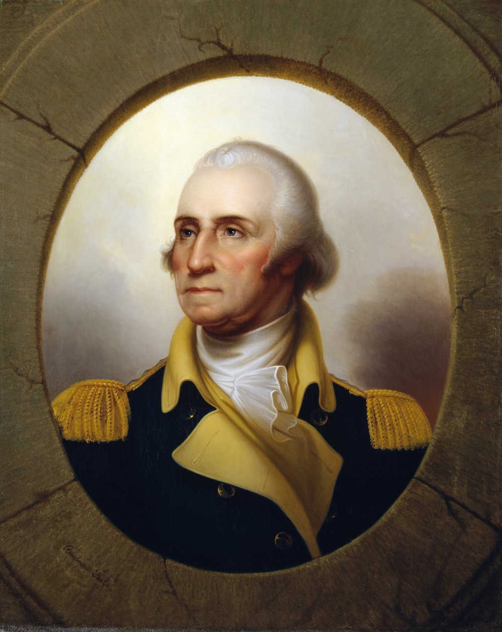 George Washington (Bullaugen-Typus) von Rembrandt Peale