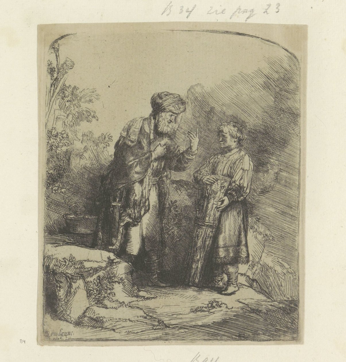 Abraham und Isaak von Rembrandt van Rijn