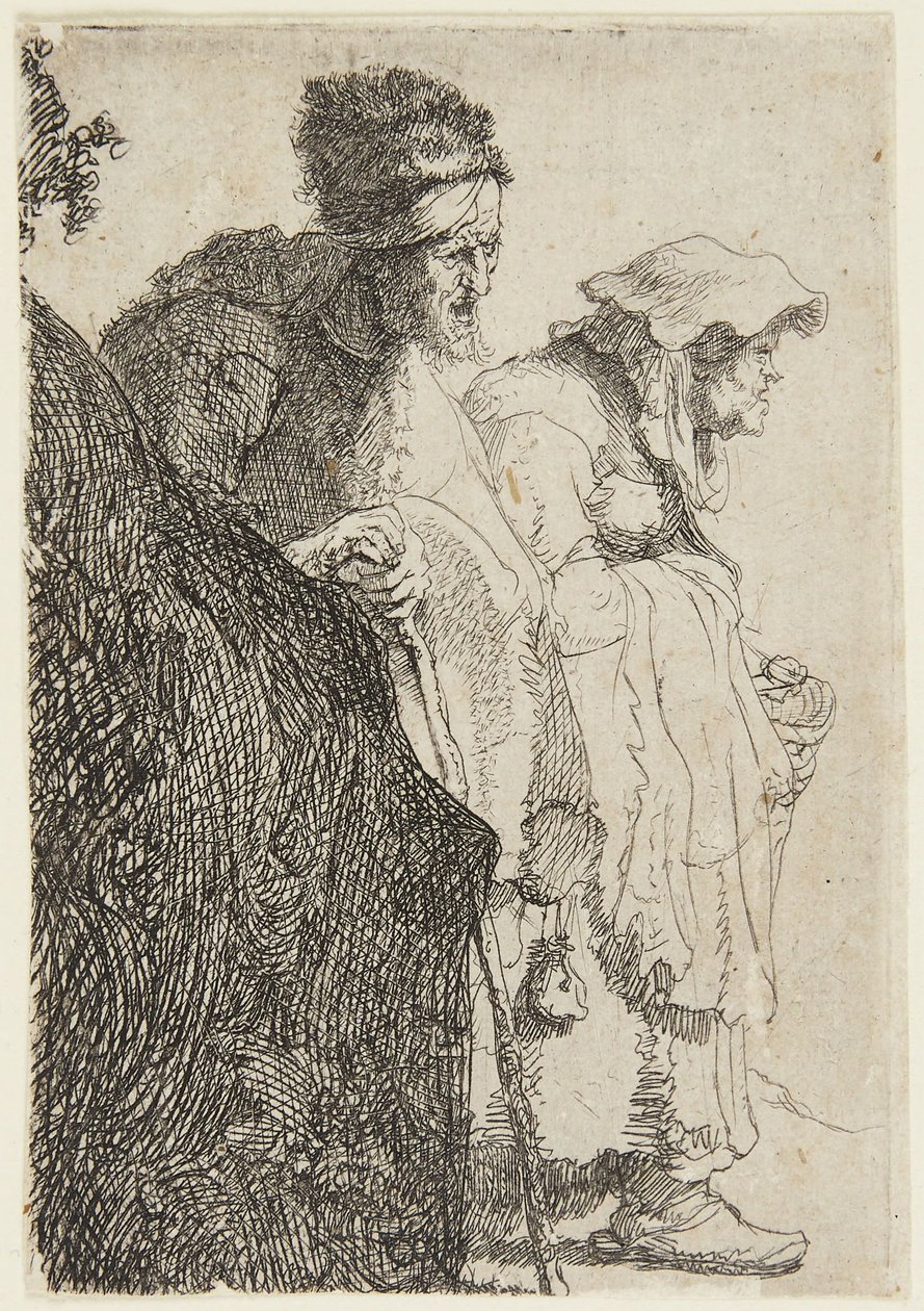 Bettler und Bettlerin von Rembrandt van Rijn