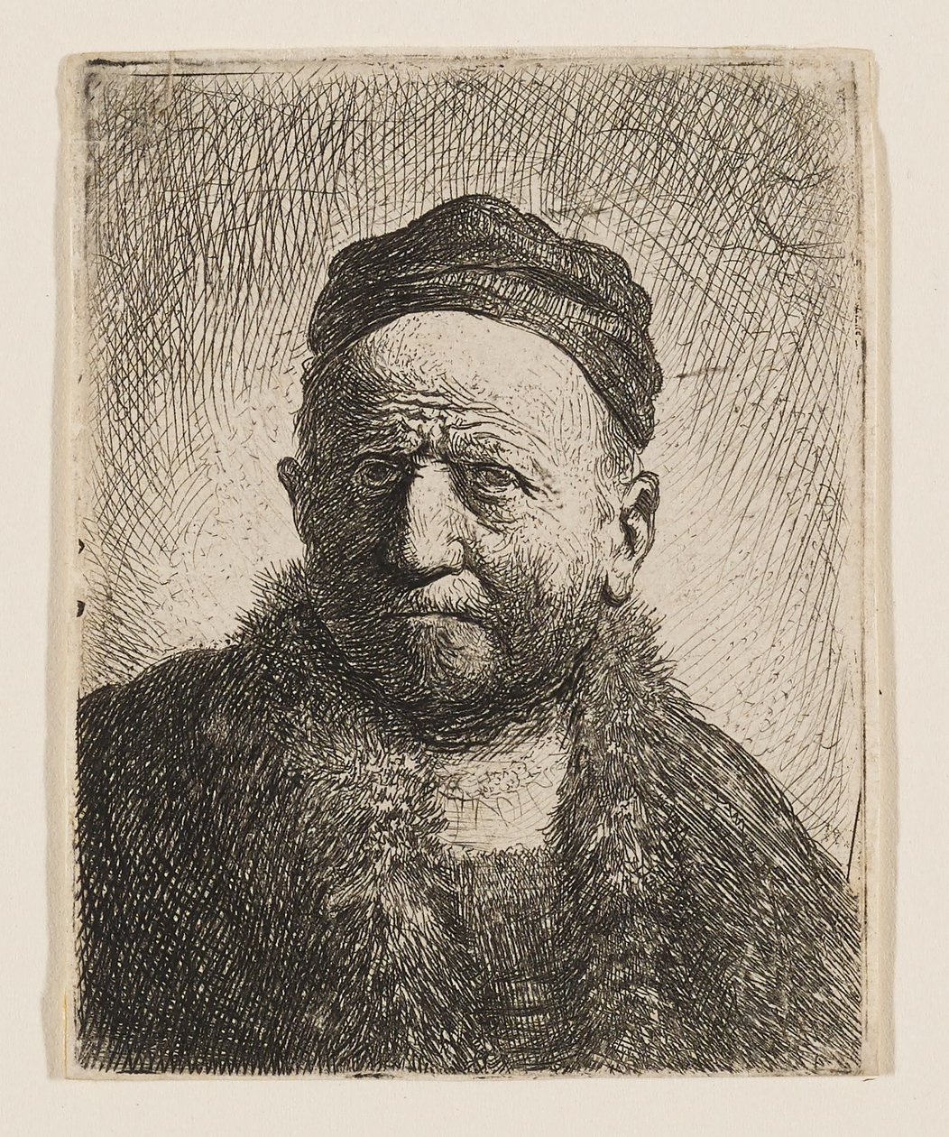 Büste eines Mannes (Rembrandts Vater?) von Rembrandt van Rijn
