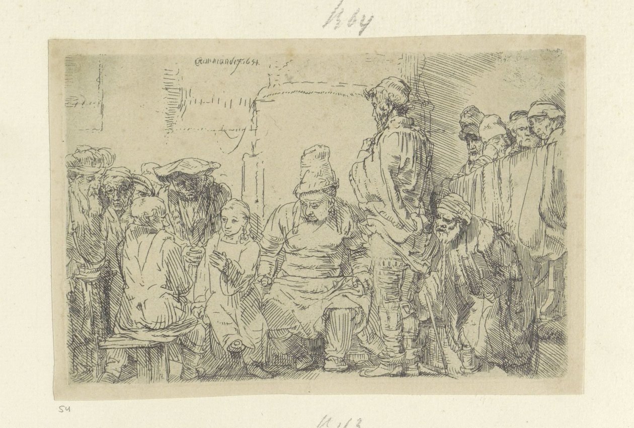 Christus und die Schriftgelehrten von Rembrandt van Rijn