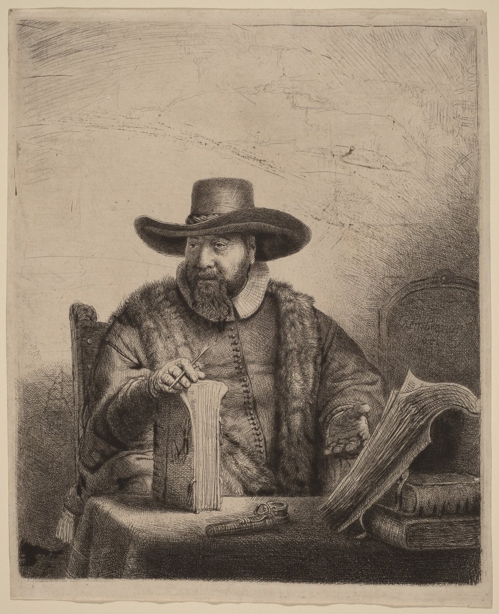 Cornelis Claesz Anslo von Rembrandt van Rijn