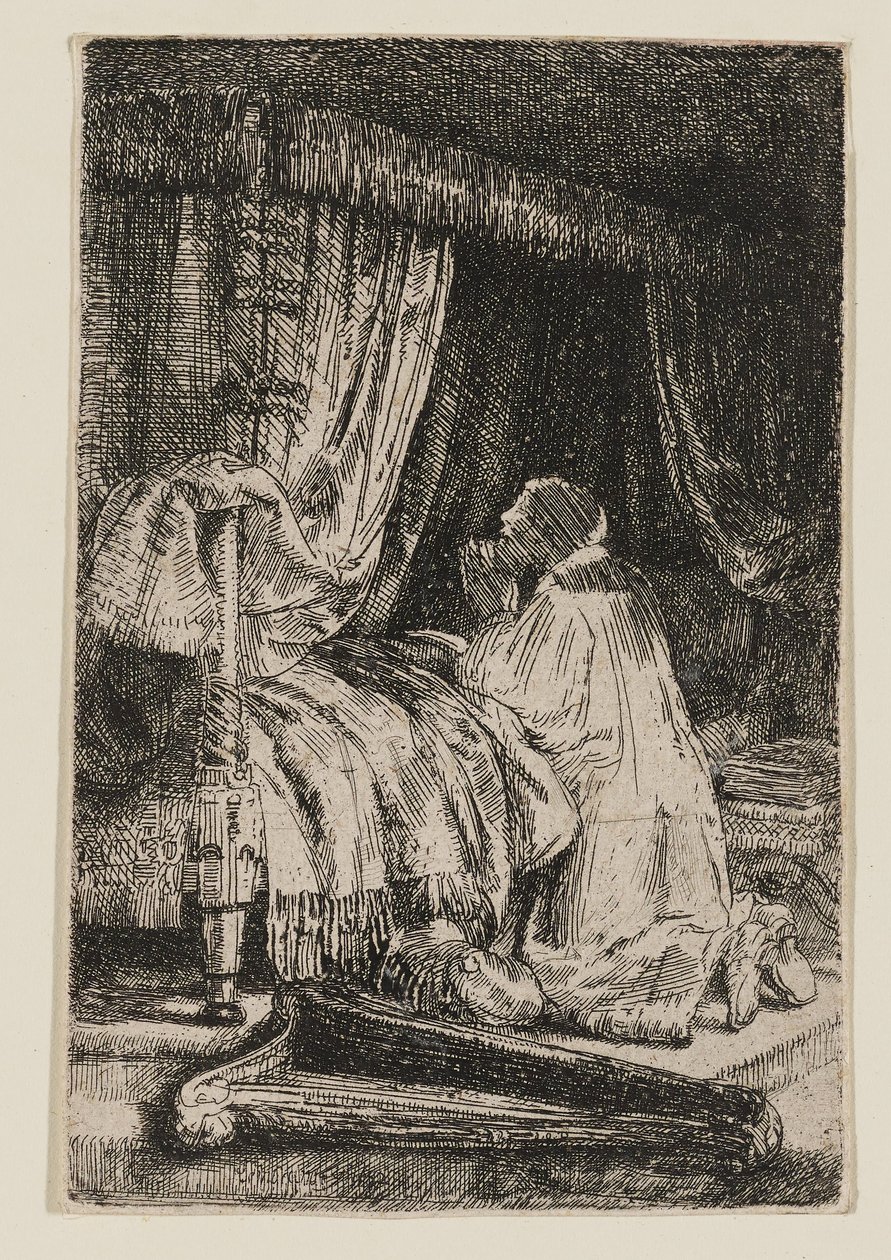 David im Gebet von Rembrandt van Rijn