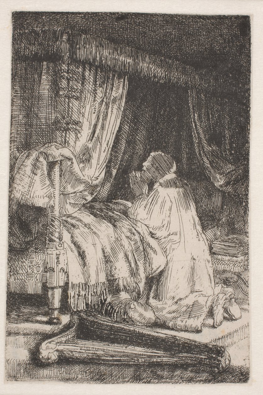David im Gebet von Rembrandt van Rijn