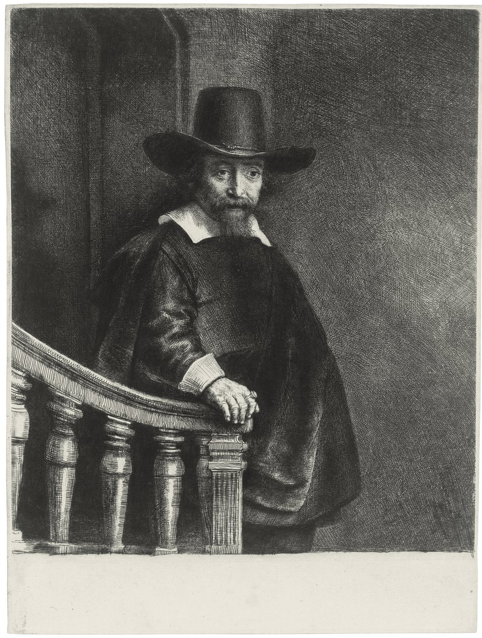 Ephraim Bueno, jüdischer Arzt, 1647 von Rembrandt van Rijn