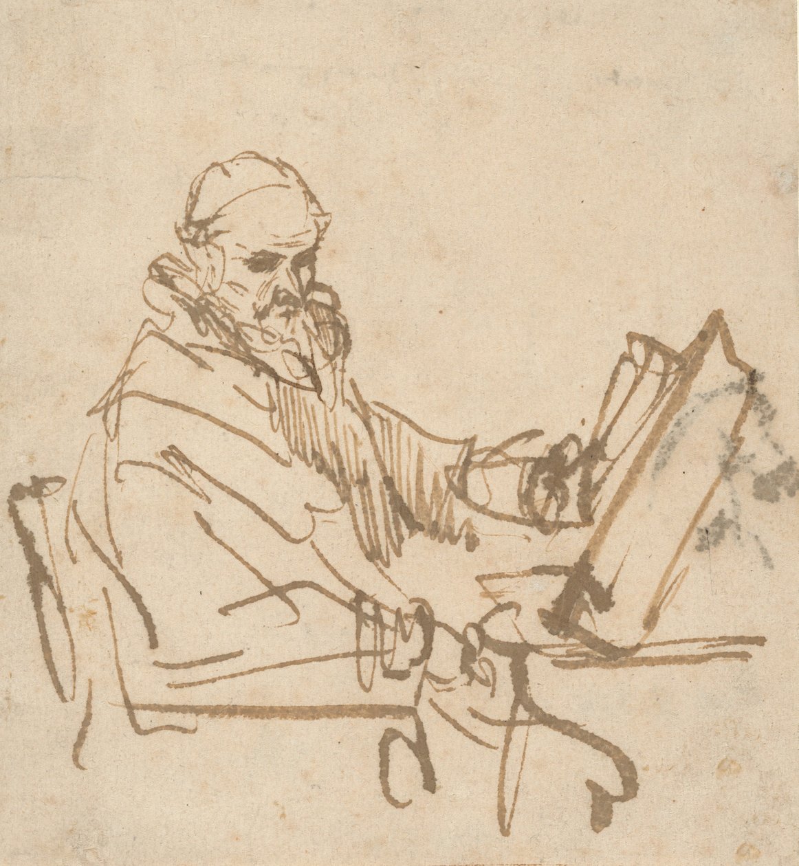 Jan Cornelisz Sylvius, der Prediger, 1644-1645 von Rembrandt van Rijn