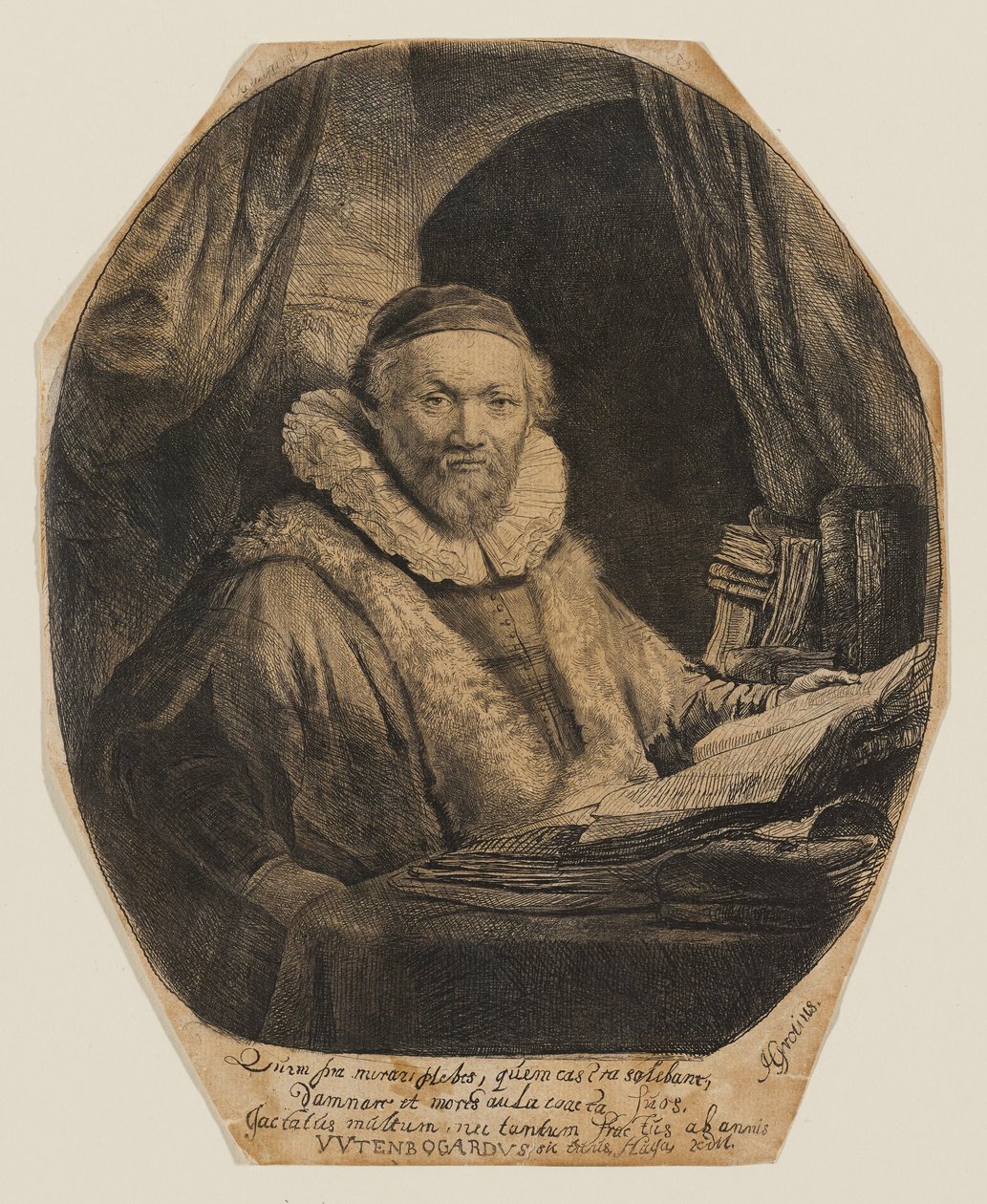 Jan Uytenbogaert von Rembrandt van Rijn