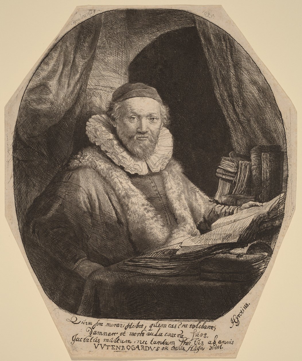 Jan Uytenbogaert von Rembrandt van Rijn