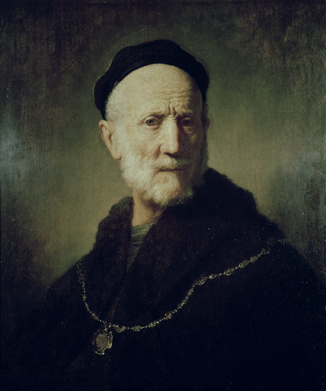 Porträt von Rembrandts Vater von Rembrandt van Rijn