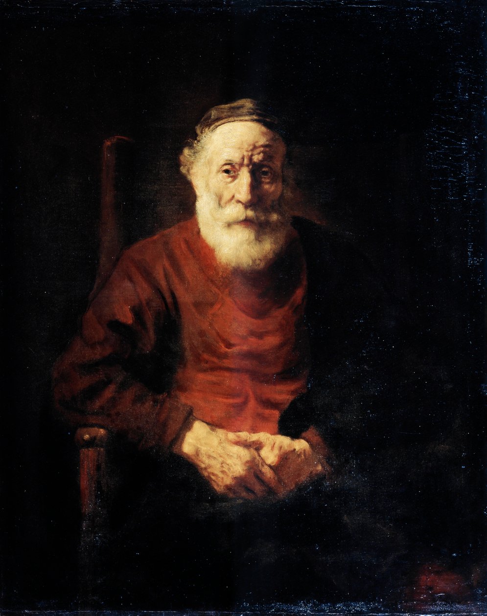 Porträt eines alten Mannes in Rot, 1652-1654 von Rembrandt van Rijn