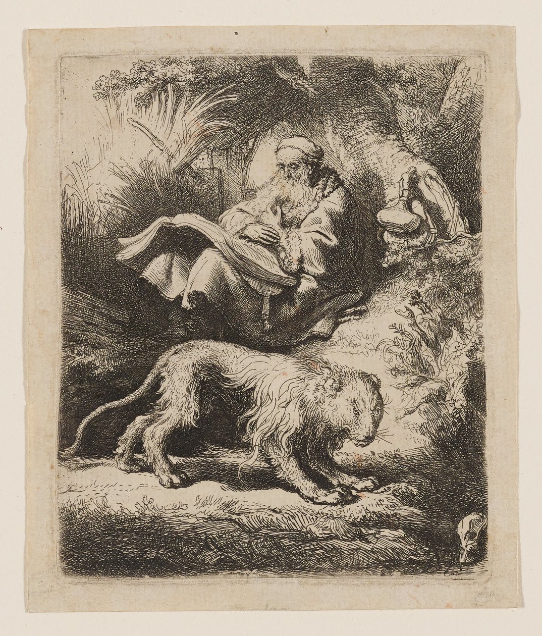 Der heilige Hieronymus beim Lesen von Rembrandt van Rijn